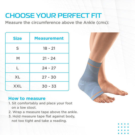 Ankle Support With Silicone Pressure Pad